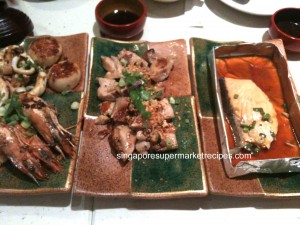 yakiyakibo seafood & chicken set