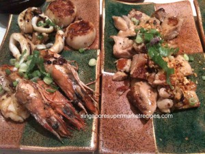 yakiyakibo seafood & chicken set2