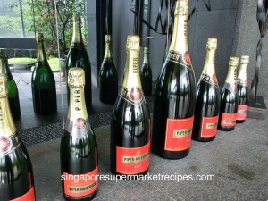 Wangz Hotel Roof Top Lounge Champagne Bottles Decor