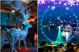 Christmas Snow Picture Singapore on There Will Also Be A Giant Christmas Snow Globe At The Singapore Flyer
