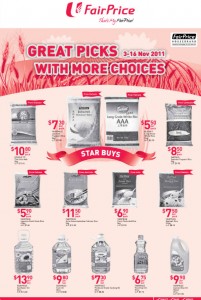 FairPrice Rice & Oil Promotions