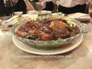 chin lee teo chew restaurant braised duck with sea cucumber