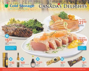 cold storage canadian delights  supermarket promotions