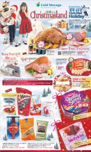 cold storage christmas  supermarket promotions