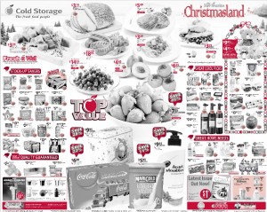 cold storage christmas  supermarket promotions