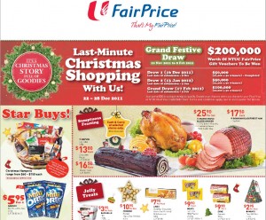 fairprice christmas  supermarket promotions 