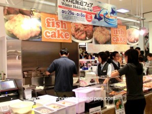 hokkaido fair 2012 takashimaya fish cake