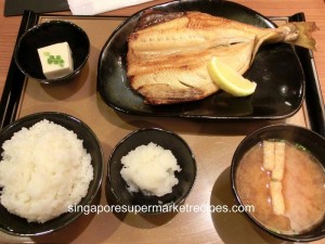 yayoiken japanese restaurant hokke set