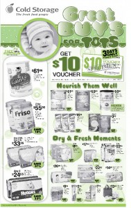 cold storage baby supermarket promotions