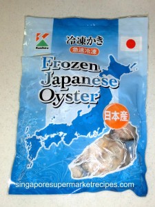 japanese frozen oysters
