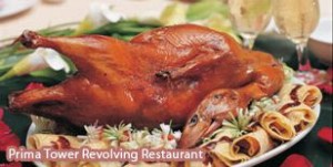 prima tower revolving restaurant peking duck
