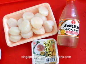 reunion dinner ideas japanese miso butter scallop ingredients