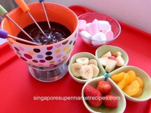 simple & quick chocolate fondue recipes