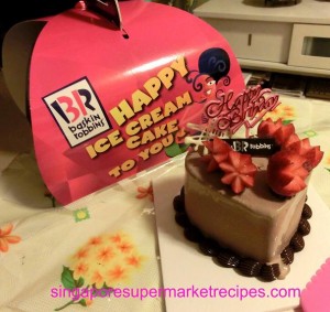 Baskin Robbins Valentine's Day Ice Cream Cake