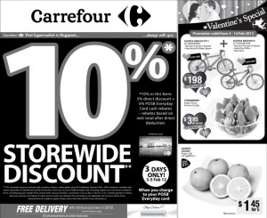 Carrefour Valentine's Day Supermarket Promotions
