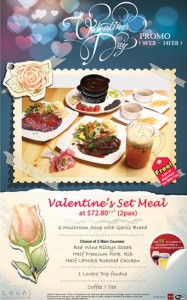 MOF Lenas Valentine's day set meal promotions