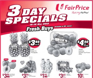 Fairprice 3 days Supermarket Promotions