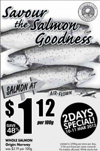 carrefour supermarket salmon promotions