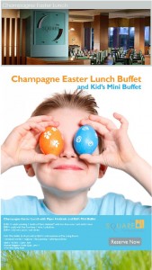 champagne easter lunch buffet with kids mini buffet at the square novotel