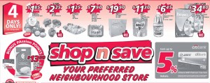 shop n save  supermarket promotions