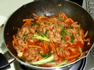 Spicy Korean Pork Rice with CJ Beksul Korean BBQ Sauce