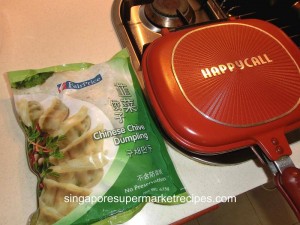 Cooking Gyoza with Happycall Pan