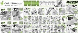 Cold Storage Weekly  supermarket promotions