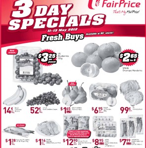 Fairprice 3 days specials  supermarket promotions