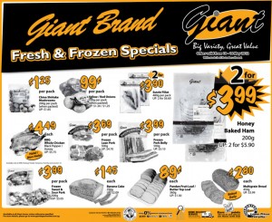 Giant Fresh & Frozen  Supermarket Promotions
