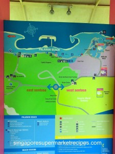 palawan beach map