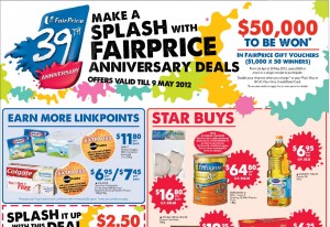 fairprice 39th anniversary  supermarket promotions 