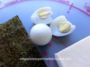 Quail Egg Penguin for kids bento