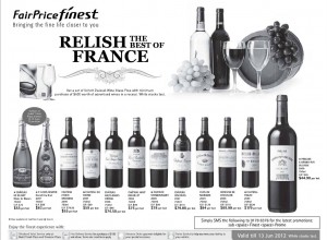 Fairprice Finest Supermarket Promotions Wine