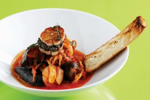 Seafood Fricasse by celebrity chef Edward Kwon