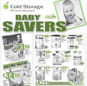 cold storage baby savers supermarket promotions