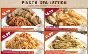 manhattan fish market spoilt for choice set lunch promotions pasta sealection