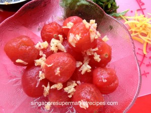 garlic shiso tomato summer salad recipes