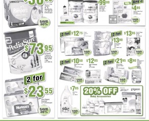 cold storage baby products supermarket promotions 
