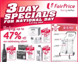 fairprice 3 days only national day supermarket promotions 