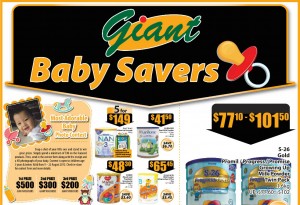 giant baby savers supermarket promotions 