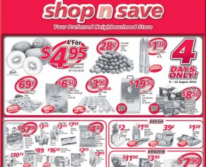shop n save weekly  supermarket promotions