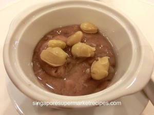 Teochew City Seafood Restaurant yam paste with gingko nuts