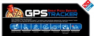 Domino GPS pizza tracker
