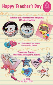 The icing room teacher's day promotions