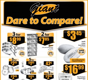 giant dare to compare supemarket promotions