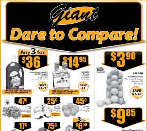 Giant dare to compare supermarket promotions