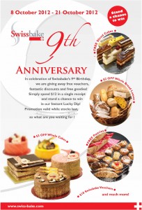 Swiss Bake 9th anniversary promotions
