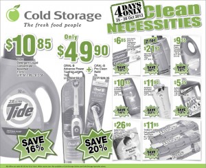 cold storage clean necessities Supermarket promotions