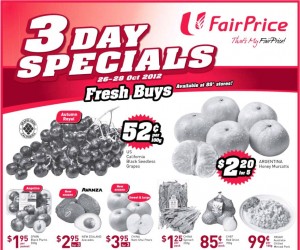 fairprice 3 days special supermarket promotions