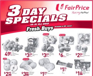 fairprice 3 days supermarket promotions 